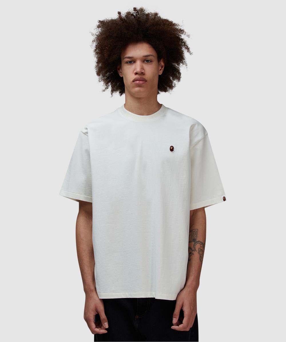 Bape - A Bathing Ape One Point Relaxed T-shirt In Ivory