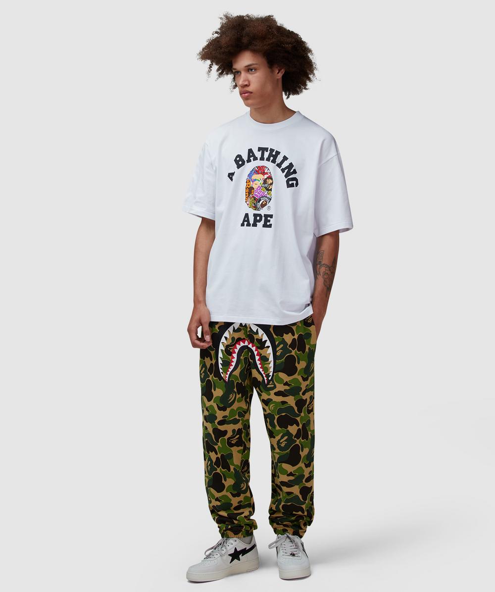 人気 ☆BAPE☆ COLLEGE T-SHIRT WHITE BAPE MENS US COLLEGE MULTI CAM STA T-SHIRT – us.bape.com