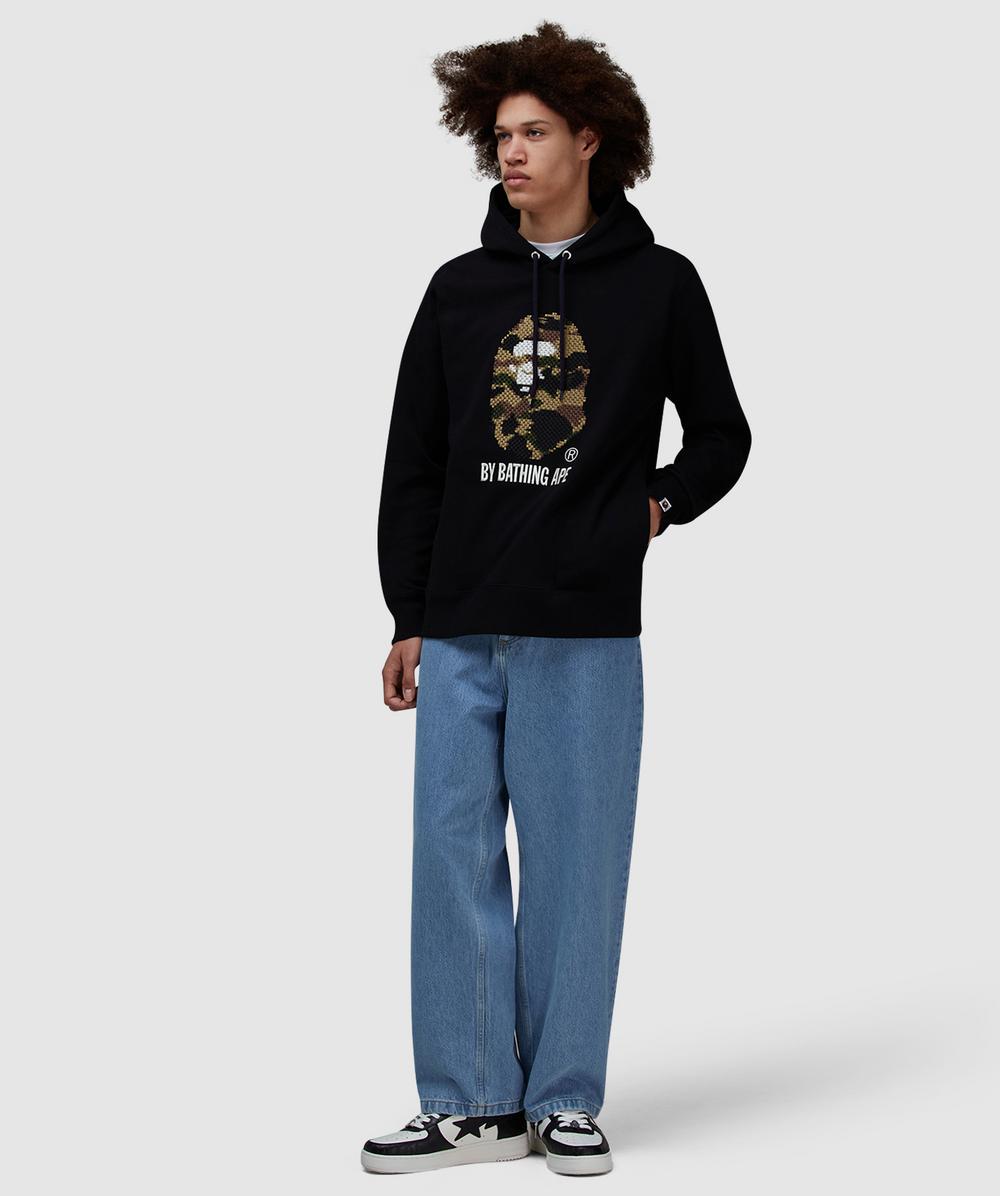 BAPE - A Bathing Ape The 1st camo pullover Hoodie | BLACK