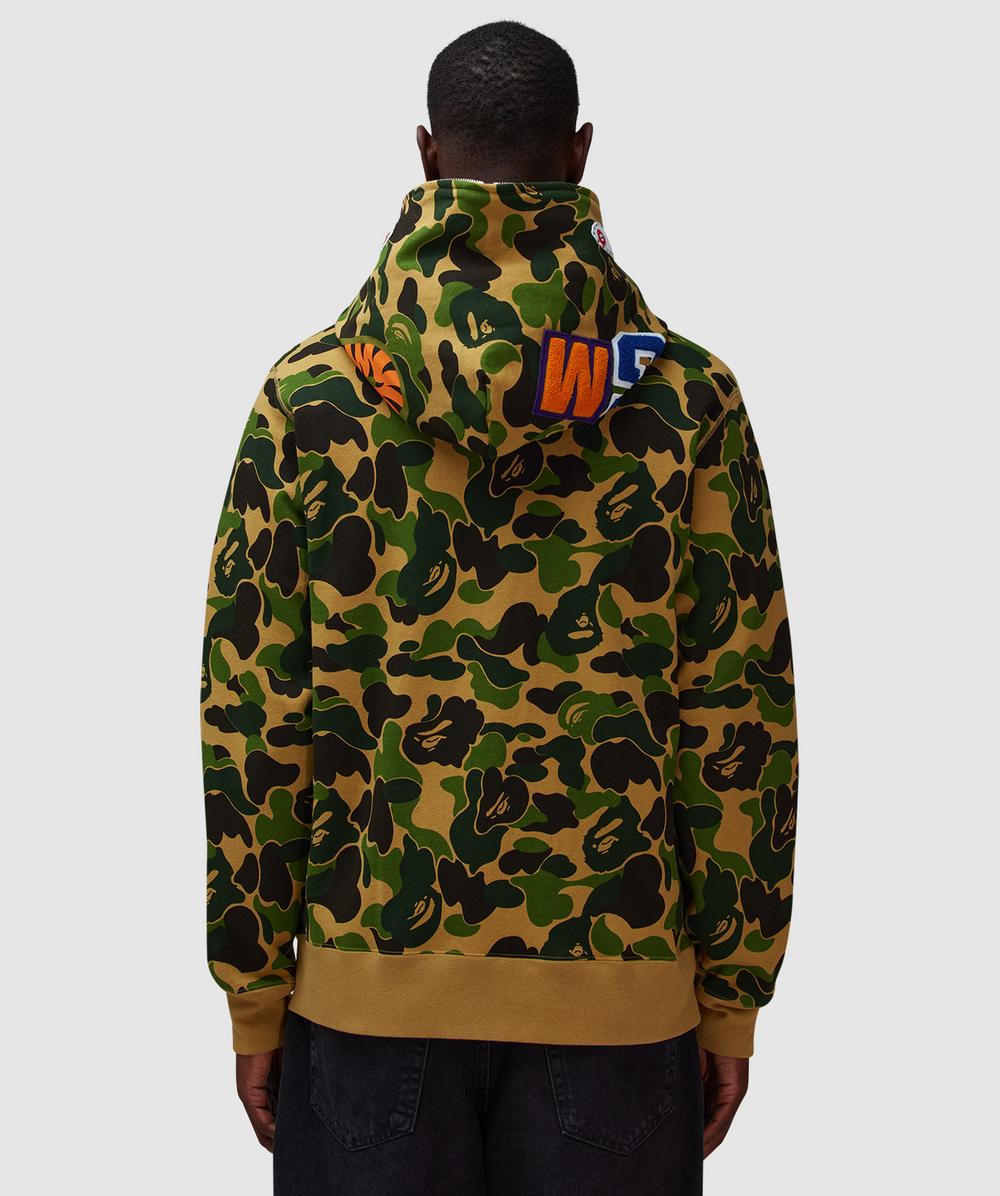 BAPE - A Bathing Ape ABC camo crystal stone shark hoodie