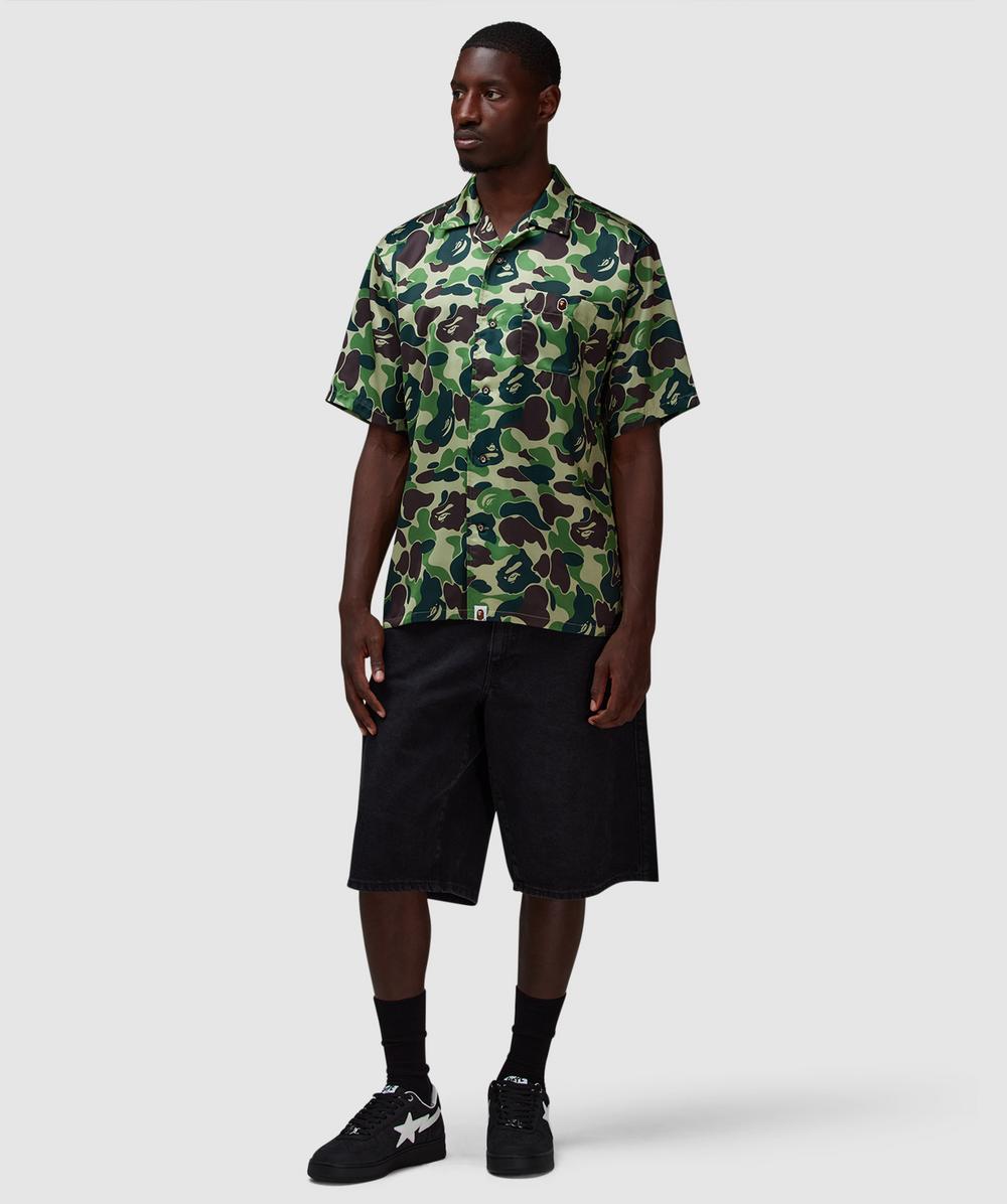 BAPE - A Bathing Ape ABC open collar shirt | GREEN | SEVENSTORE