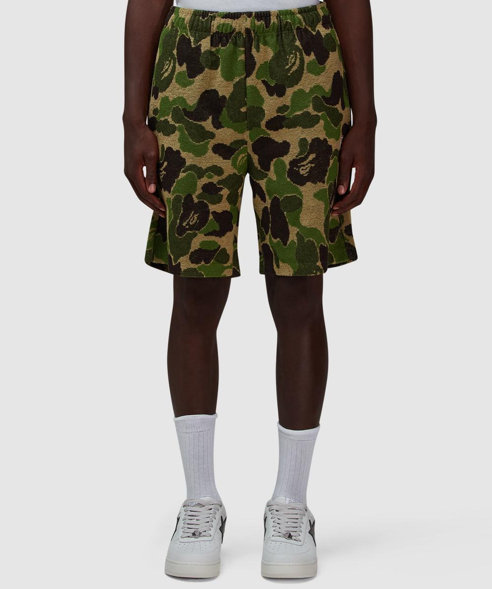 Bape - A Bathing Ape Abc Camo One Point Water Short In Green