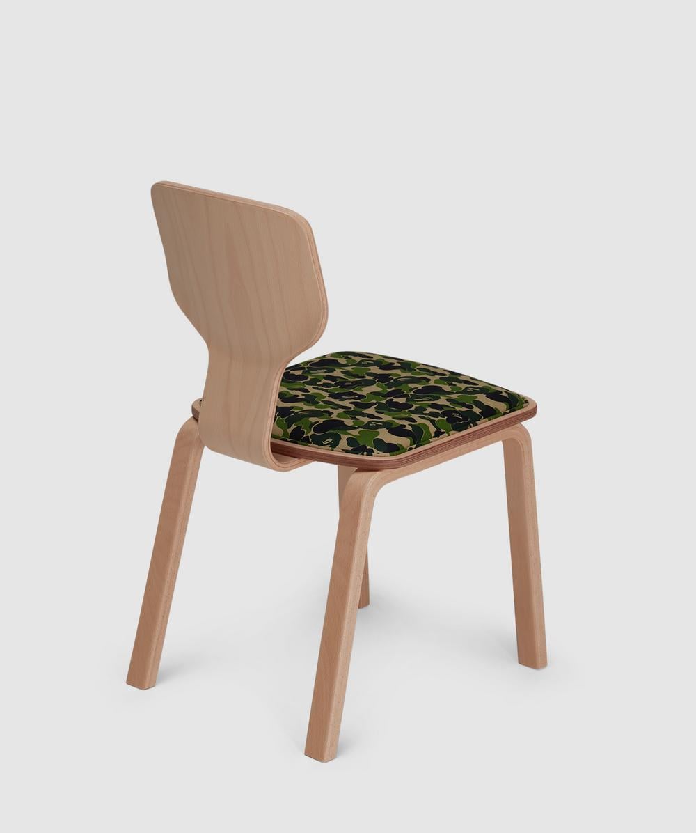 天童木工 × BAPE® HOME | bape.com BAPE X TENDO - ABC CAMO RING STOOL