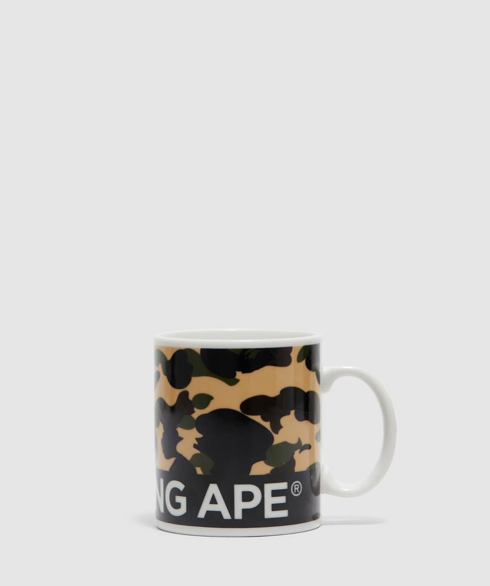 BAPE - A Bathing Ape 1St Camo Pottely Mug (Yellow - One Size) - Size ONE SIZE, Unisex