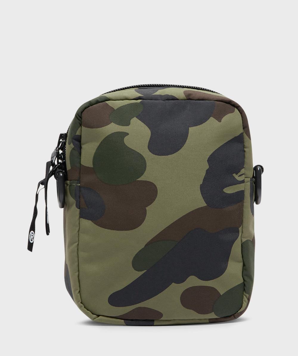 BAPE - A Bathing Ape 1st camo shark mini bag | GREEN