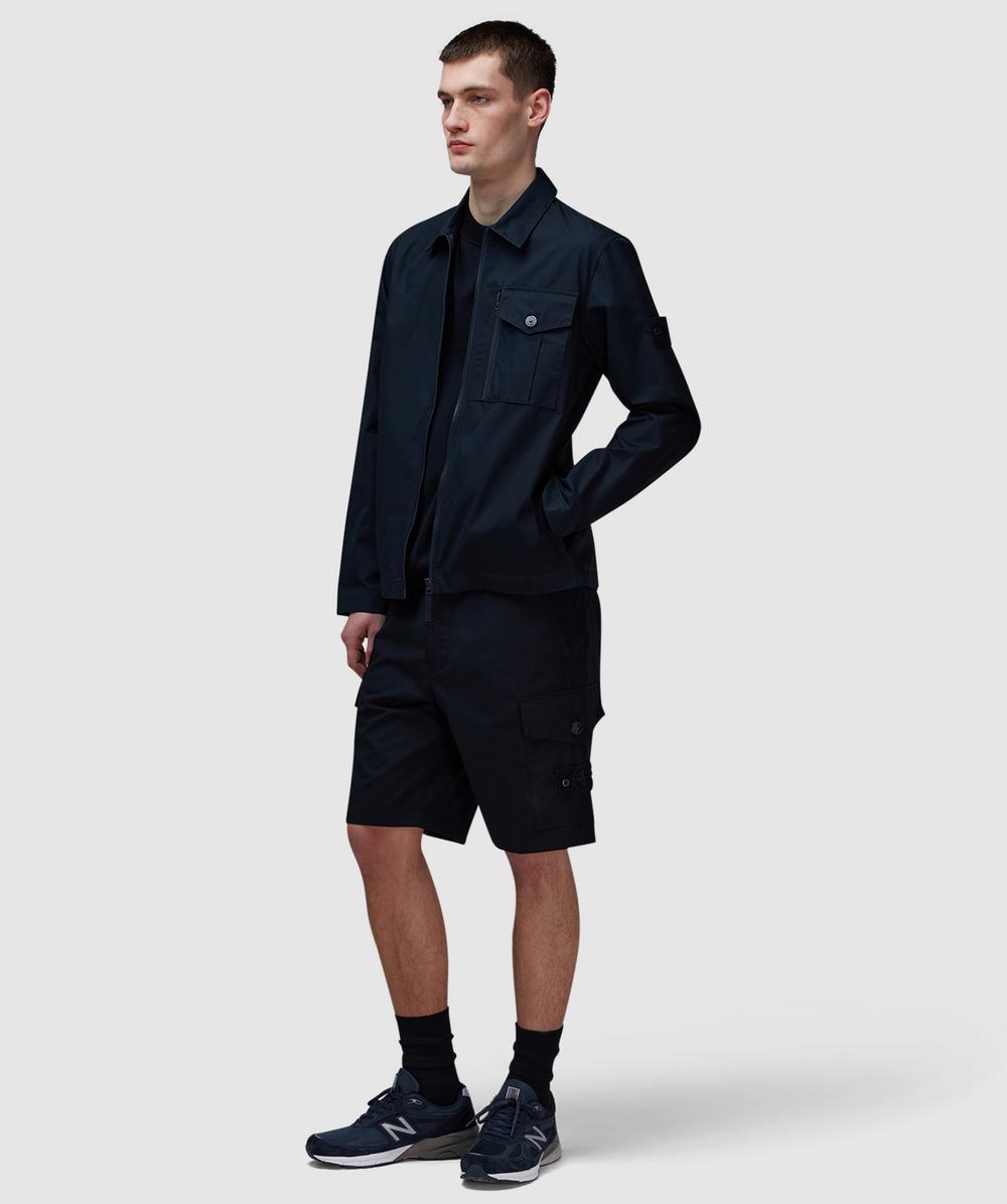 訳アリStone  ghost navy Stone Island Ghost waterproof cotton overshirt | NAVY | SEVENSTORE