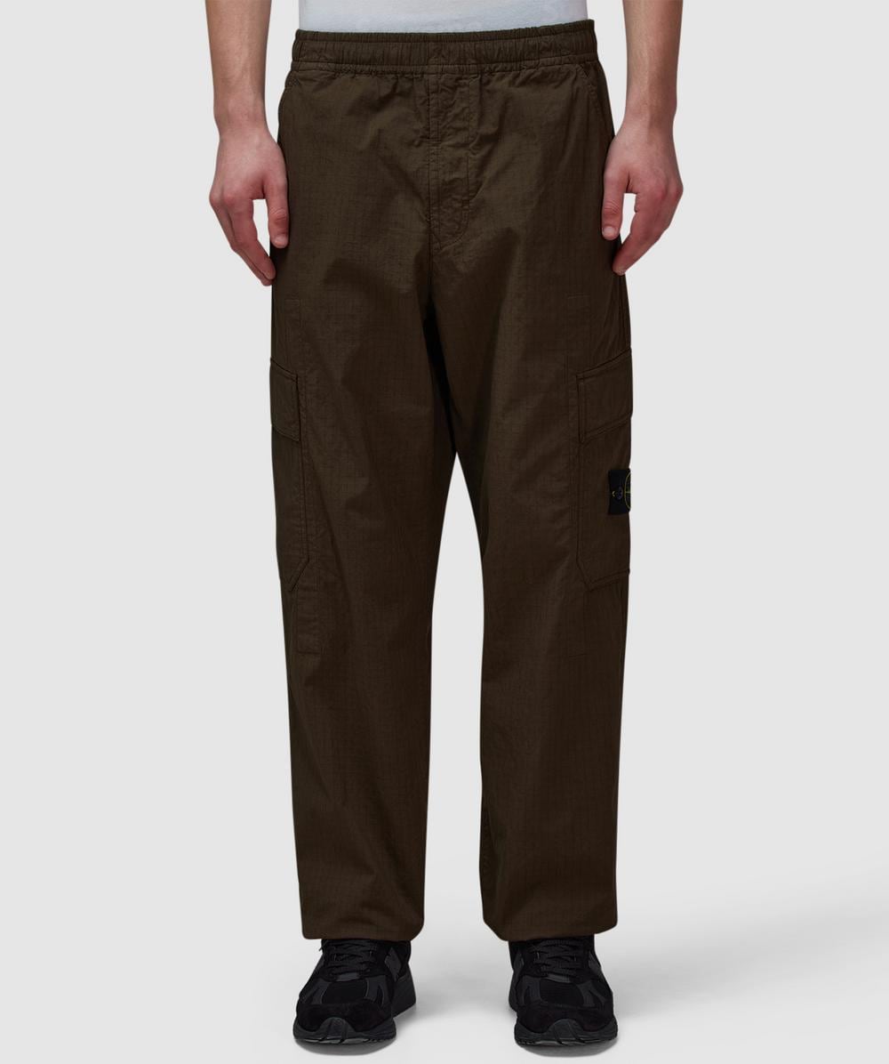 Stone Island Ripstop-Tc Cargo Trouser (Military Green - 30) - Size 30, Male