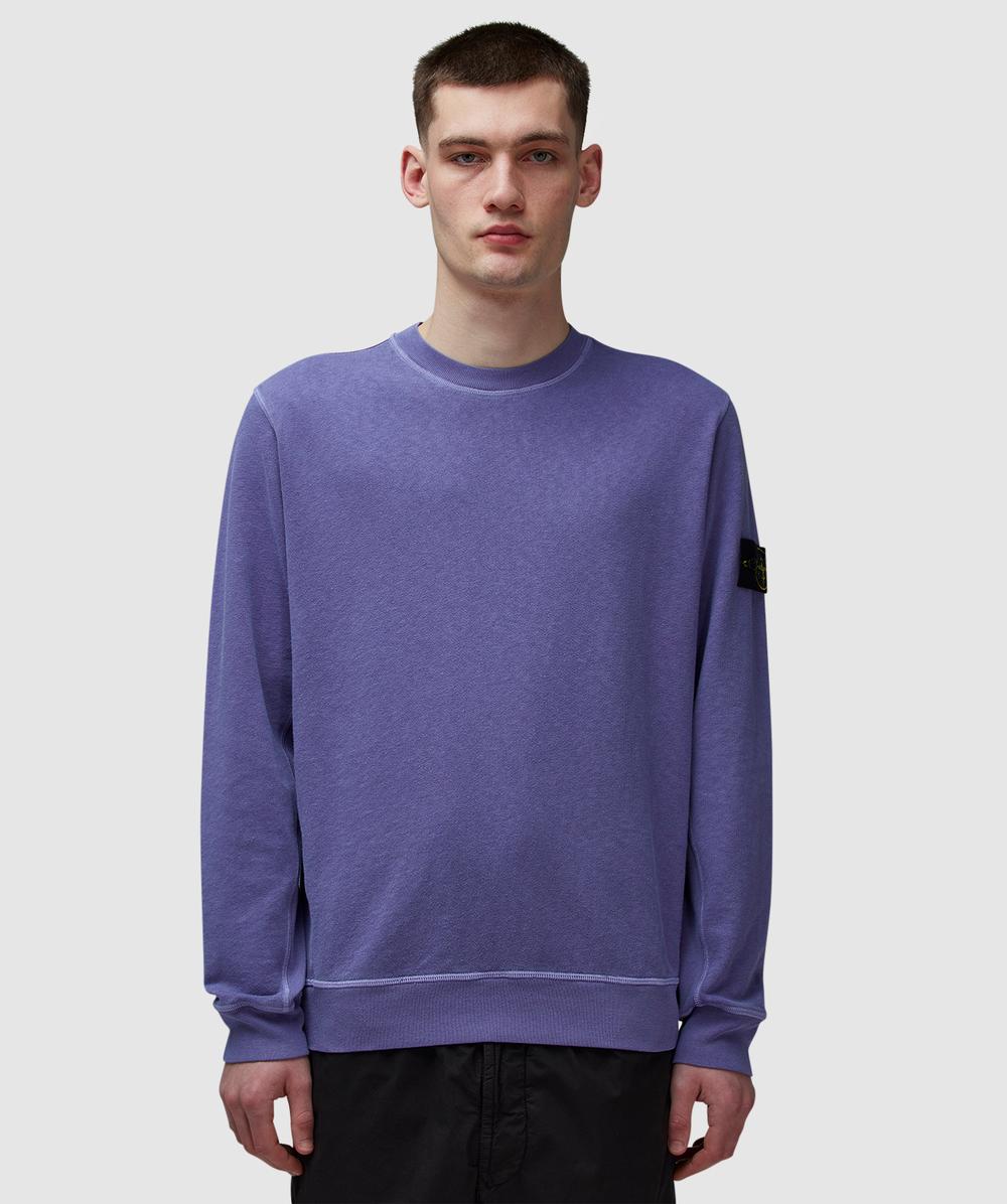 Stone Island Malfile Sweatshirt (Lavender - M) - Size Clothing & Accessories > Clothing > Shirts & Tops, Male