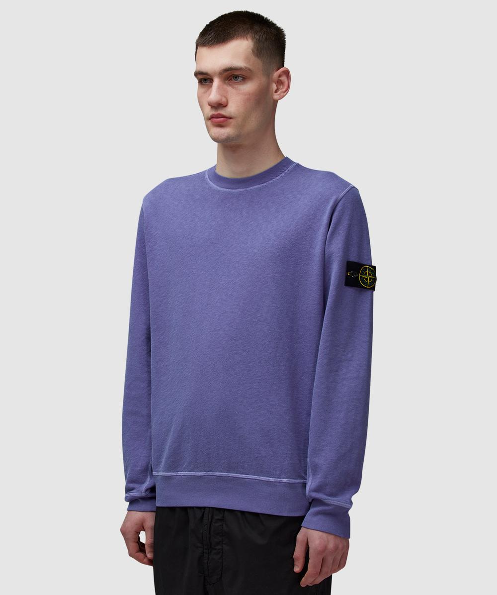 Stone Island Malfile sweatshirt | LAVENDER | SEVENSTORE