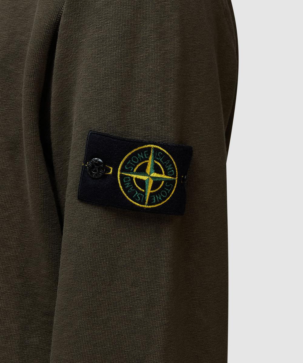 スウェット・トレーナー Stone  Old Effect Sweatshirt Stone Island malfilé-fleece 'old' Effect Sweatshirt | Grey