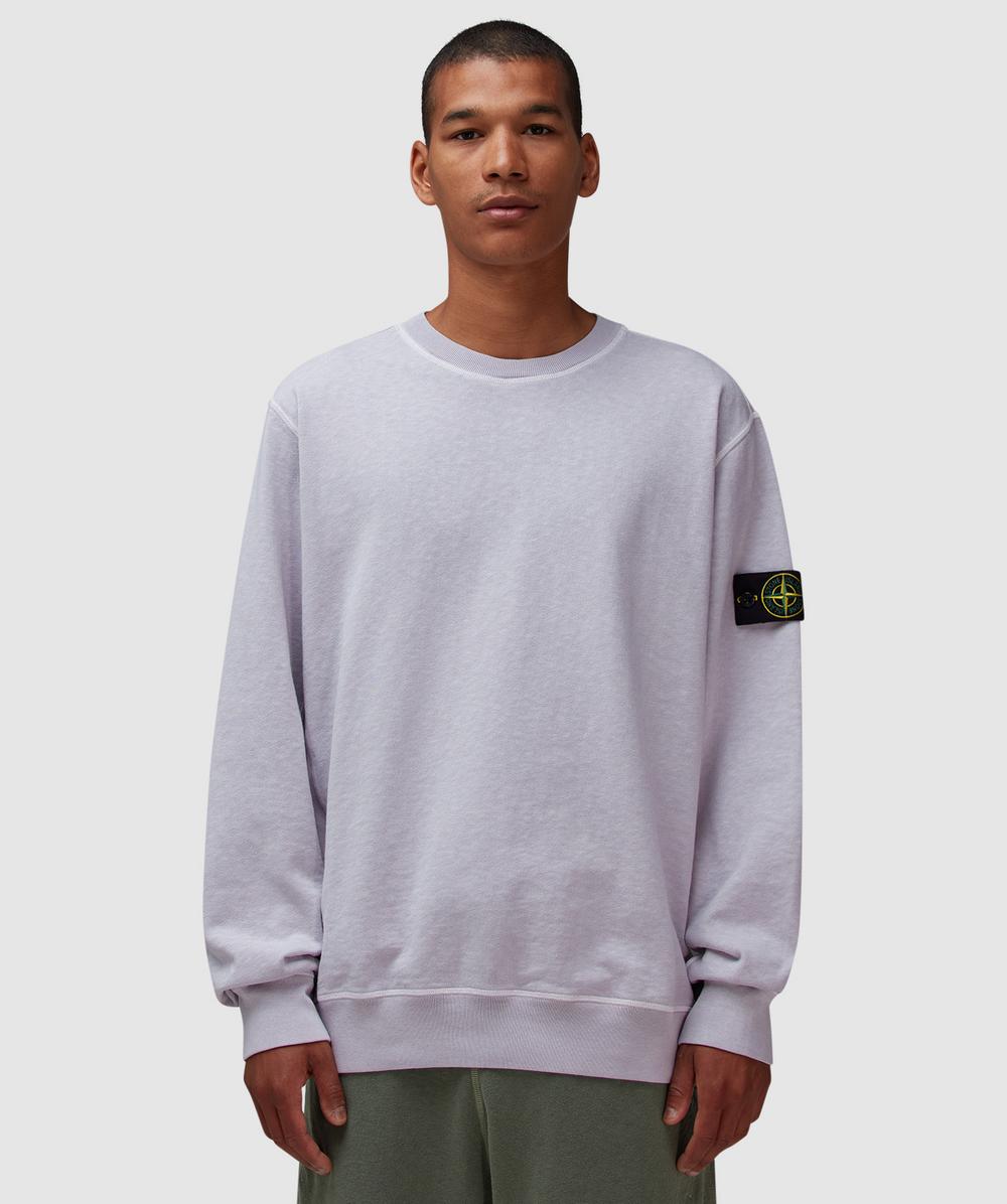 Stone Island Mafile Sweatshirt (Lilac - M) - Size Clothing & Accessories > Clothing > Shirts & Tops, Male