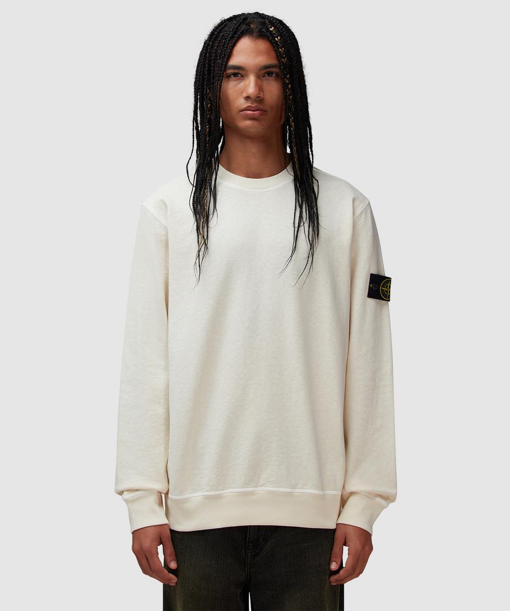 Stone Island Mafile Sweatshirt (Ivory - M) - Size M, Male