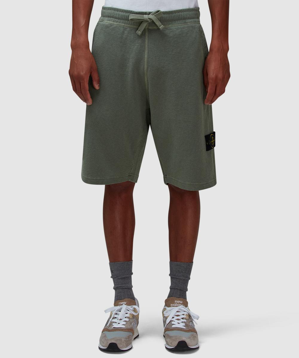 Stone Island Mafile Sweat Short (Musk - M) - Size M, Male