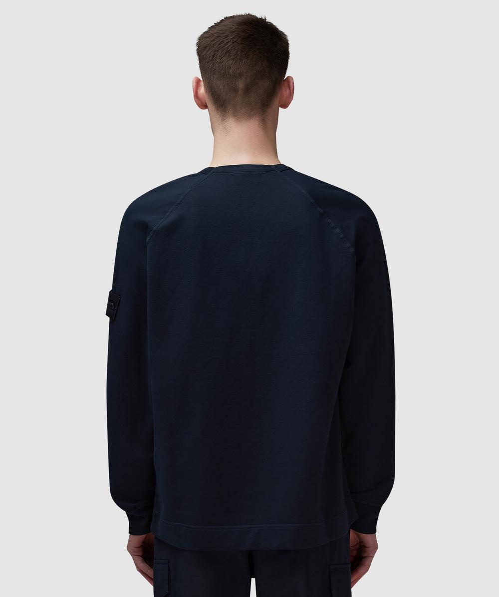Stone Island Ghost fleece sweatshirt | NAVY BLUE | SEVENSTORE