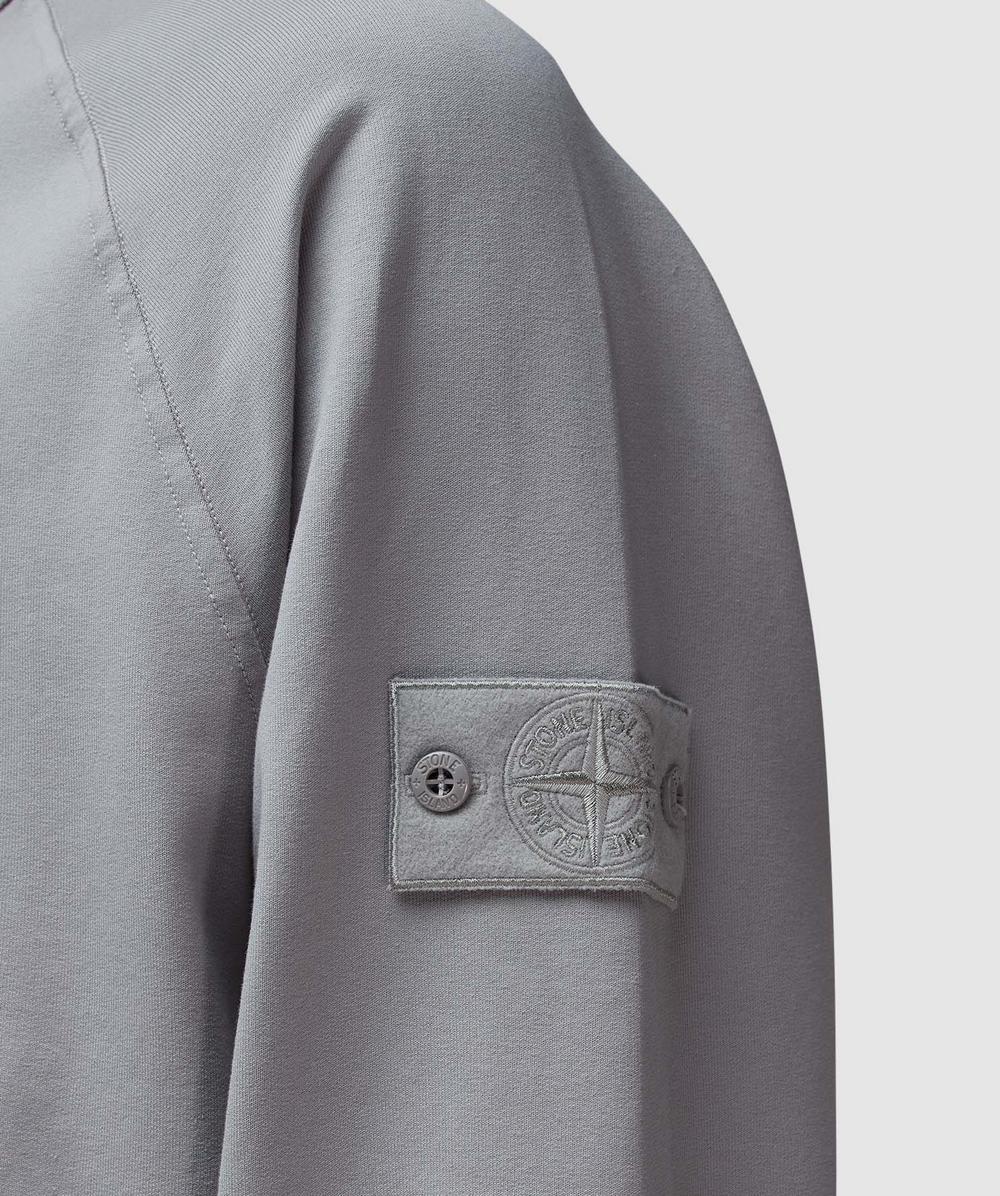 Stone Island Ghost fleece zip sweatshirt | DUST | SEVENSTORE
