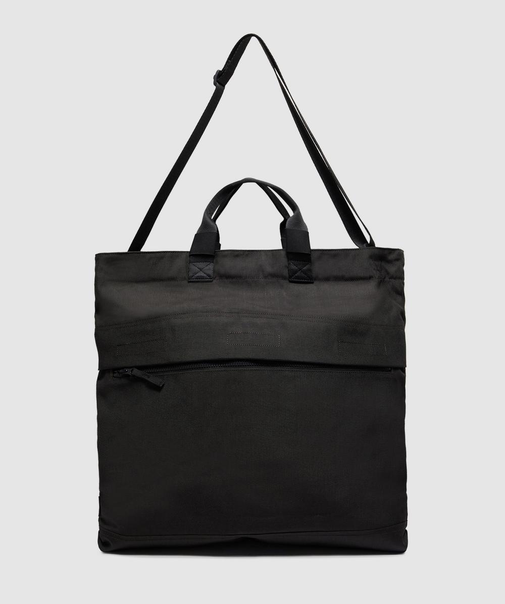 Stone Island Resin treated Cordura tote bag | LEAD GREY