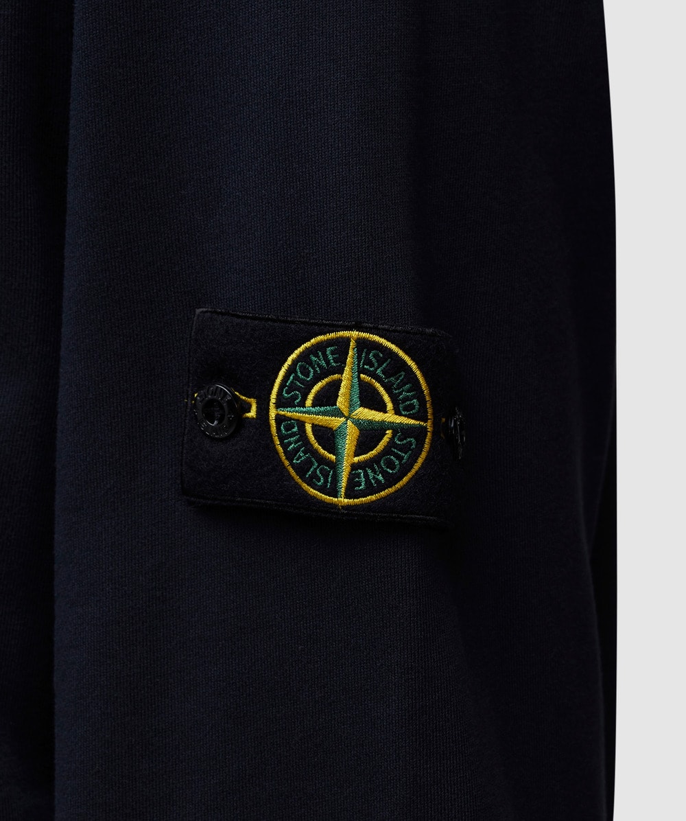 Stone Island Organic cotton fleece sweatshirt | NAVY BLUE