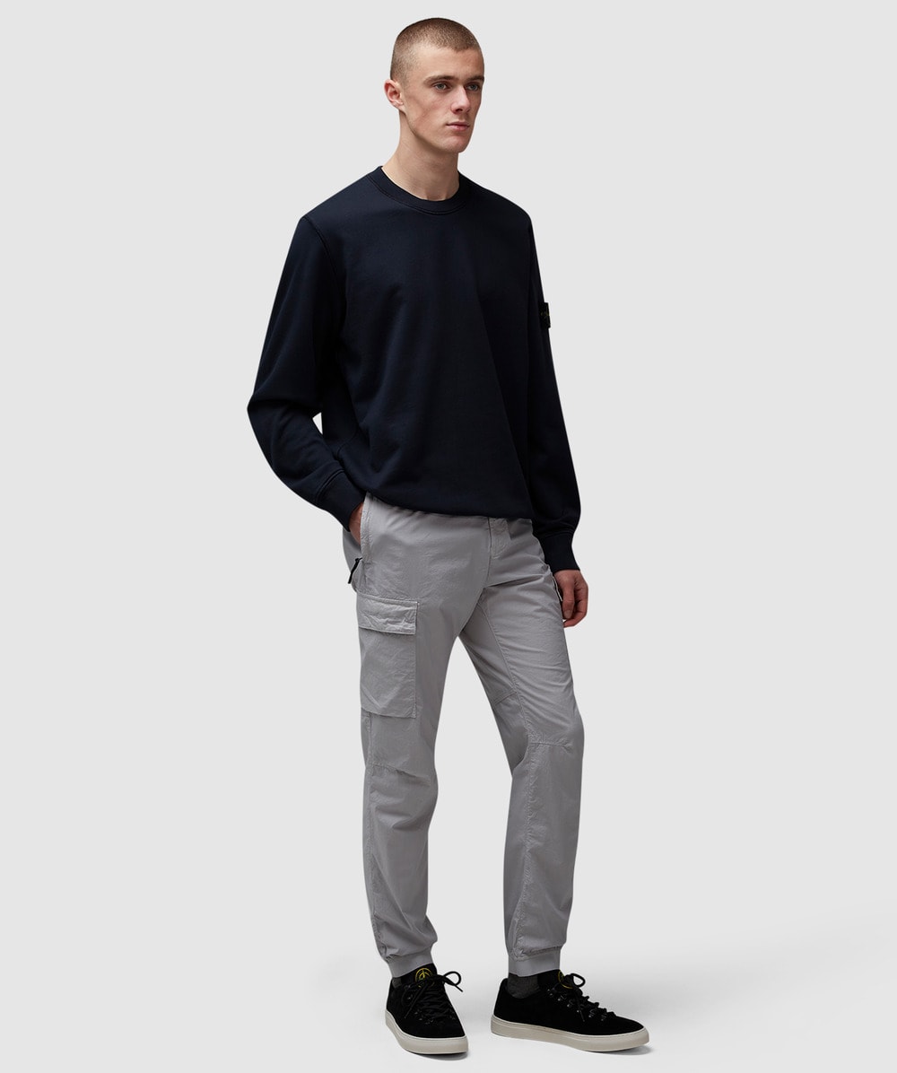 Stone Island Organic cotton fleece sweatshirt | NAVY BLUE