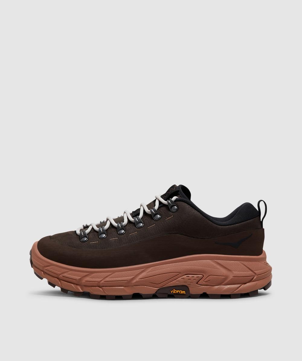 Hoka Tor Summit Nubuck Leather Sneakers In Brown