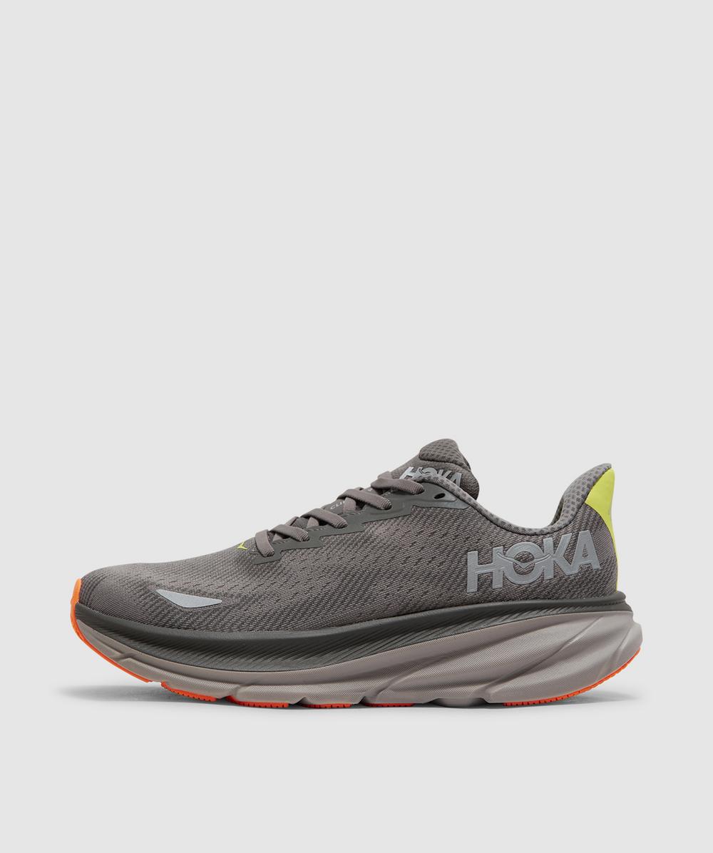 Hoka Clifton 9 Goretex Sneaker (Asphalt Grey/Gravel - 12) - Size 12 - Men's, Unisex