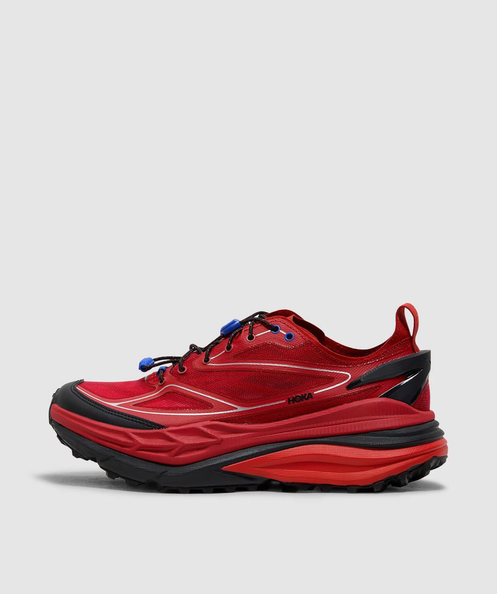 Hoka Men's Red Stinson One7 Sneaker (Pepper / Night Sky - 7) - Size 7