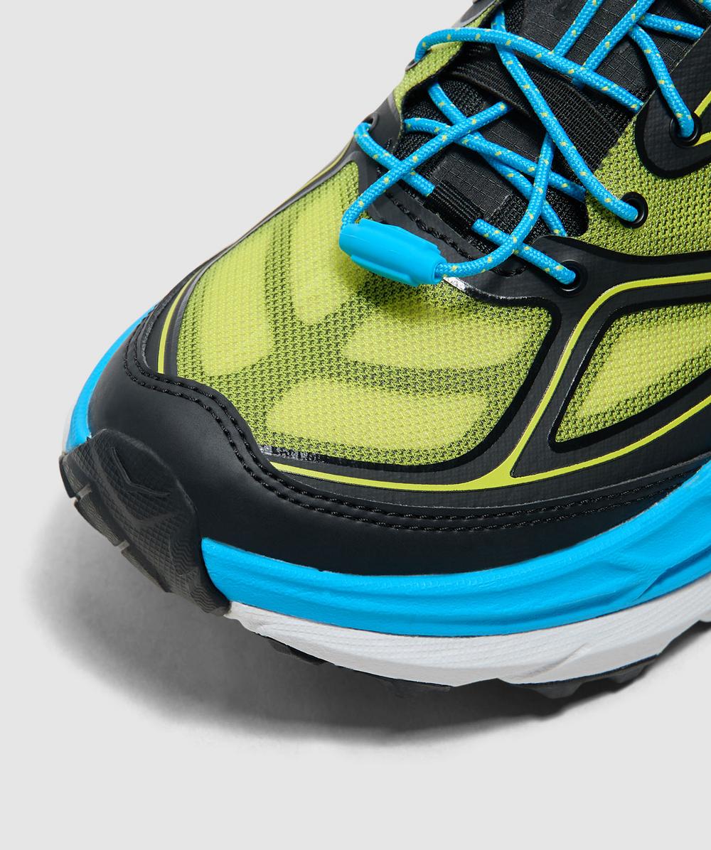 シュンキ HOKA Hoka Stinson One7 sneaker | BLACK / SKYWARD BLUE | SEVENSTORE