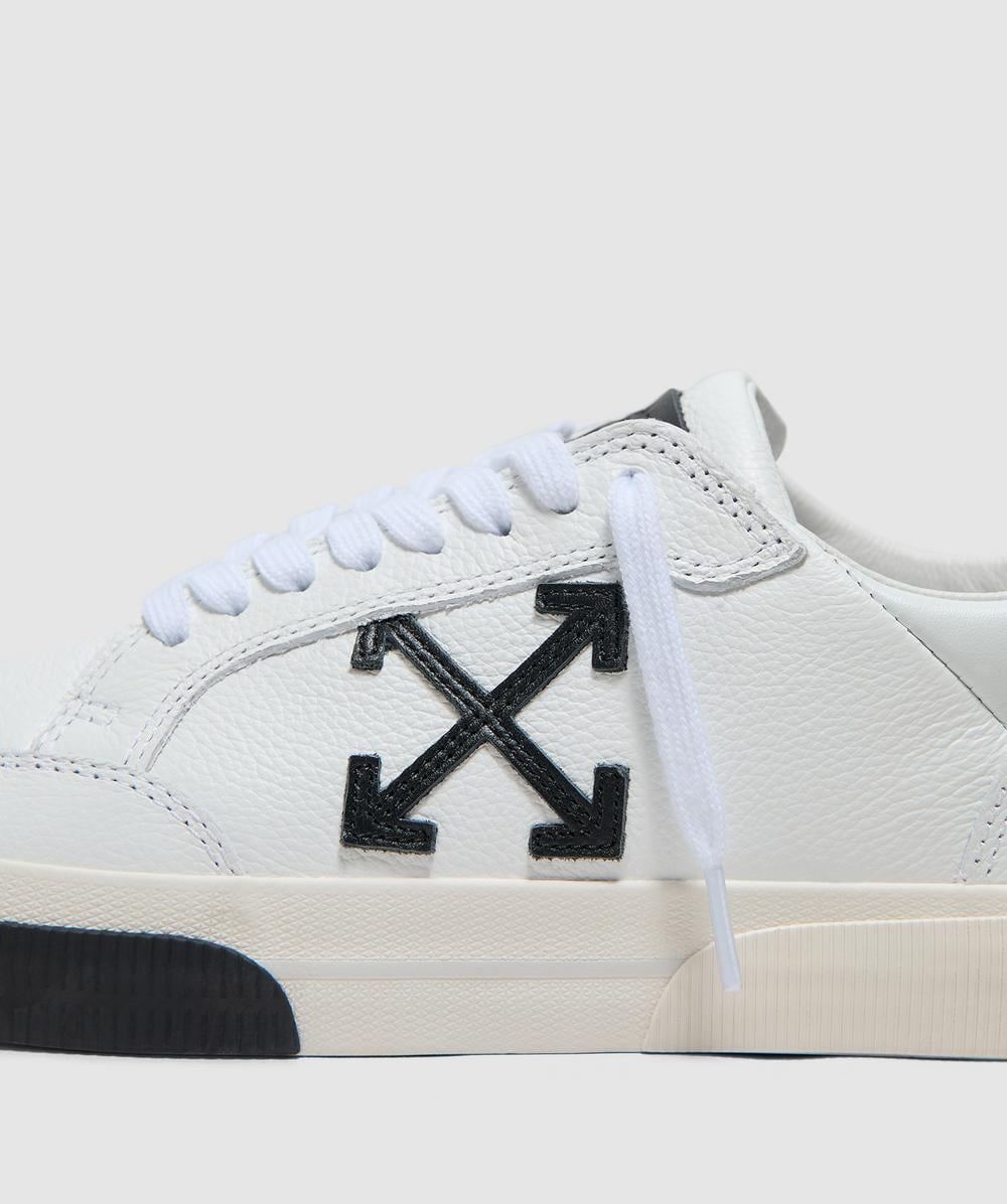Off White CO Virgil Abloh Vulcanised low sneaker | WHITE/ BLACK