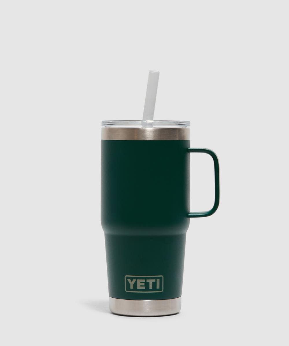 Yeti Rambler 25Oz Straw Mug (Black Forest Green - One Size) - Size ONE SIZE, Unisex