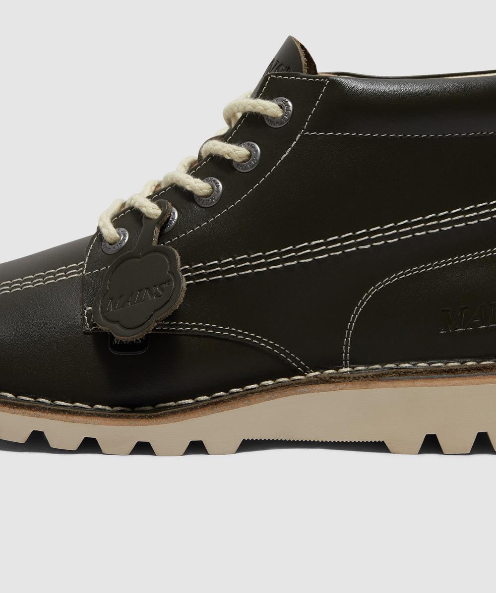 Kickers X Mains Kick hi boot | GREEN | SEVENSTORE