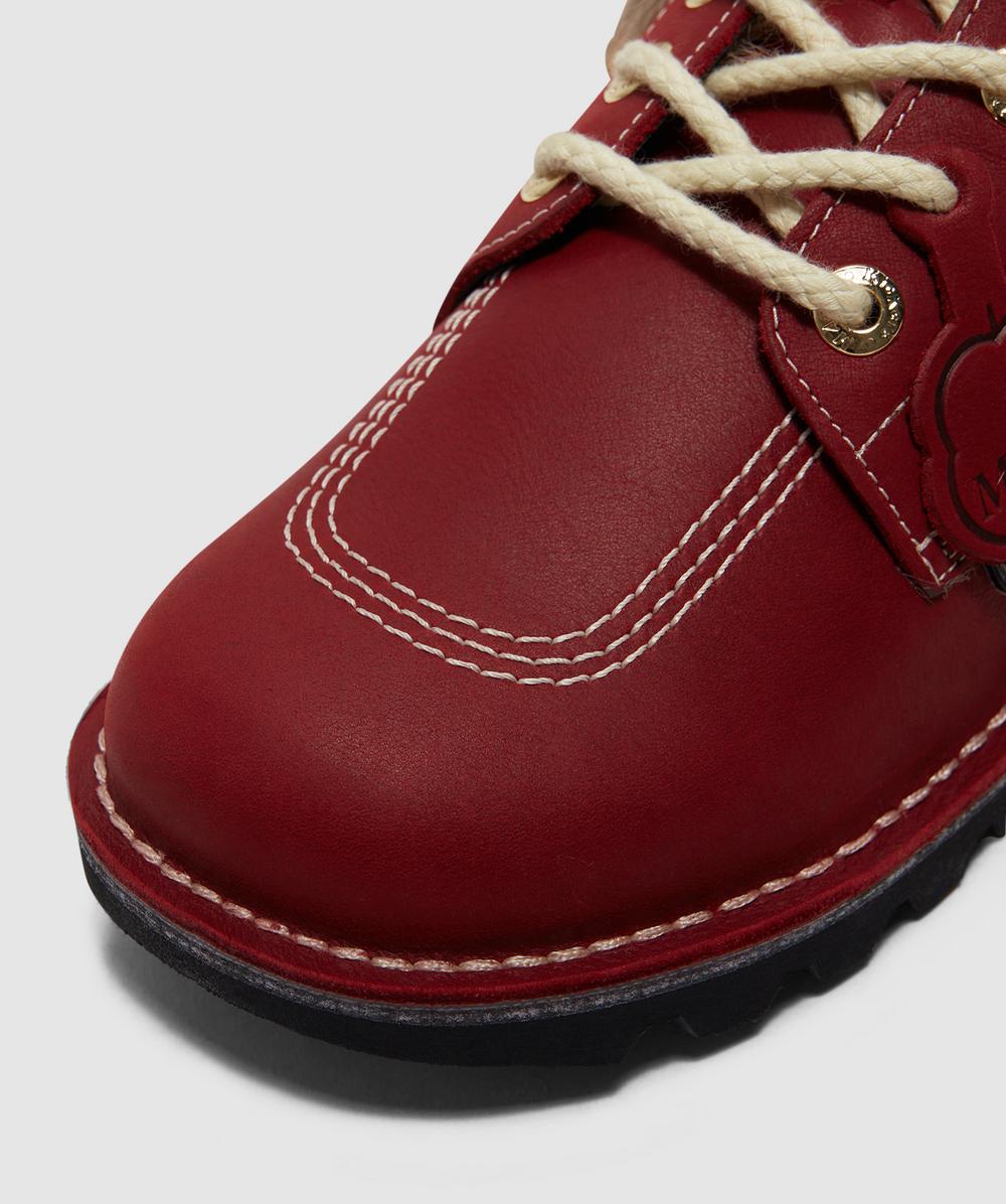 KICKERS Kick Allow - Scarpe Da Ginnastica Unisex Adulto - Colore Bianco Bordeaux - Taglia 45 EU - 3
