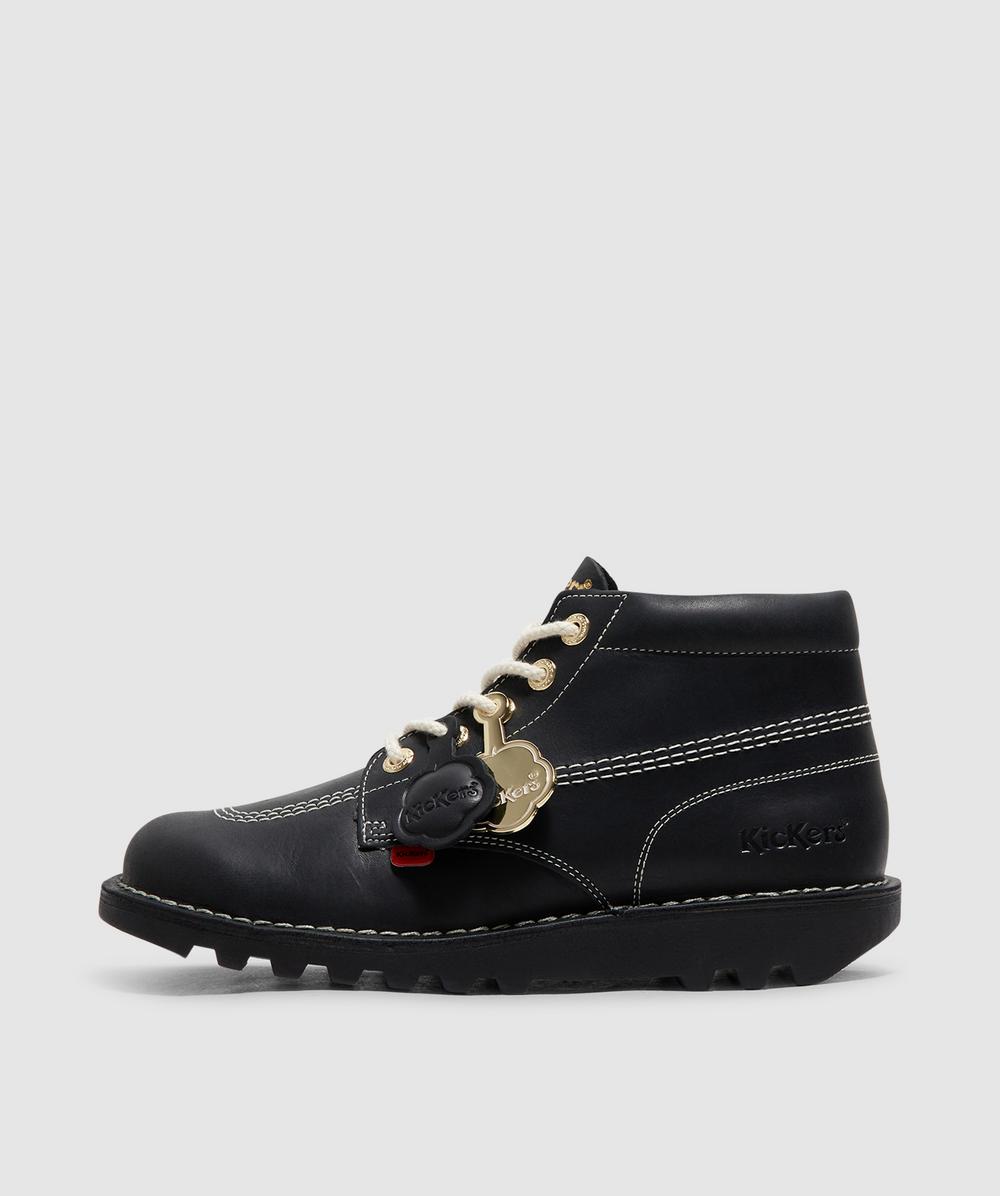 Kickers Kick Hi Goldie Boot In Black