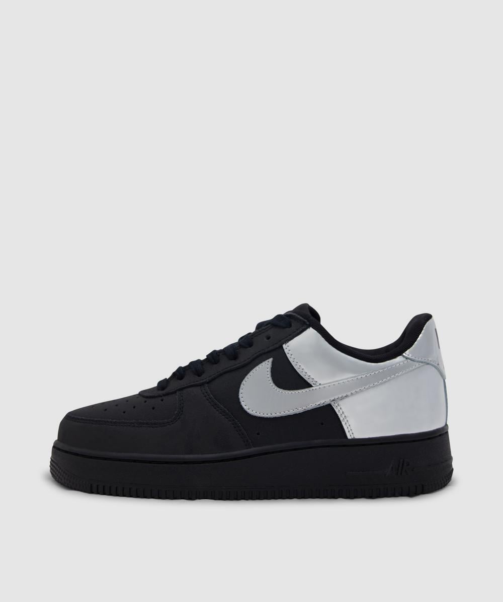 Nike Air Force 1 Low Retro Sneaker (Black/Chrome-Black - 7.5) - Size 7.5 - Men's, Unisex