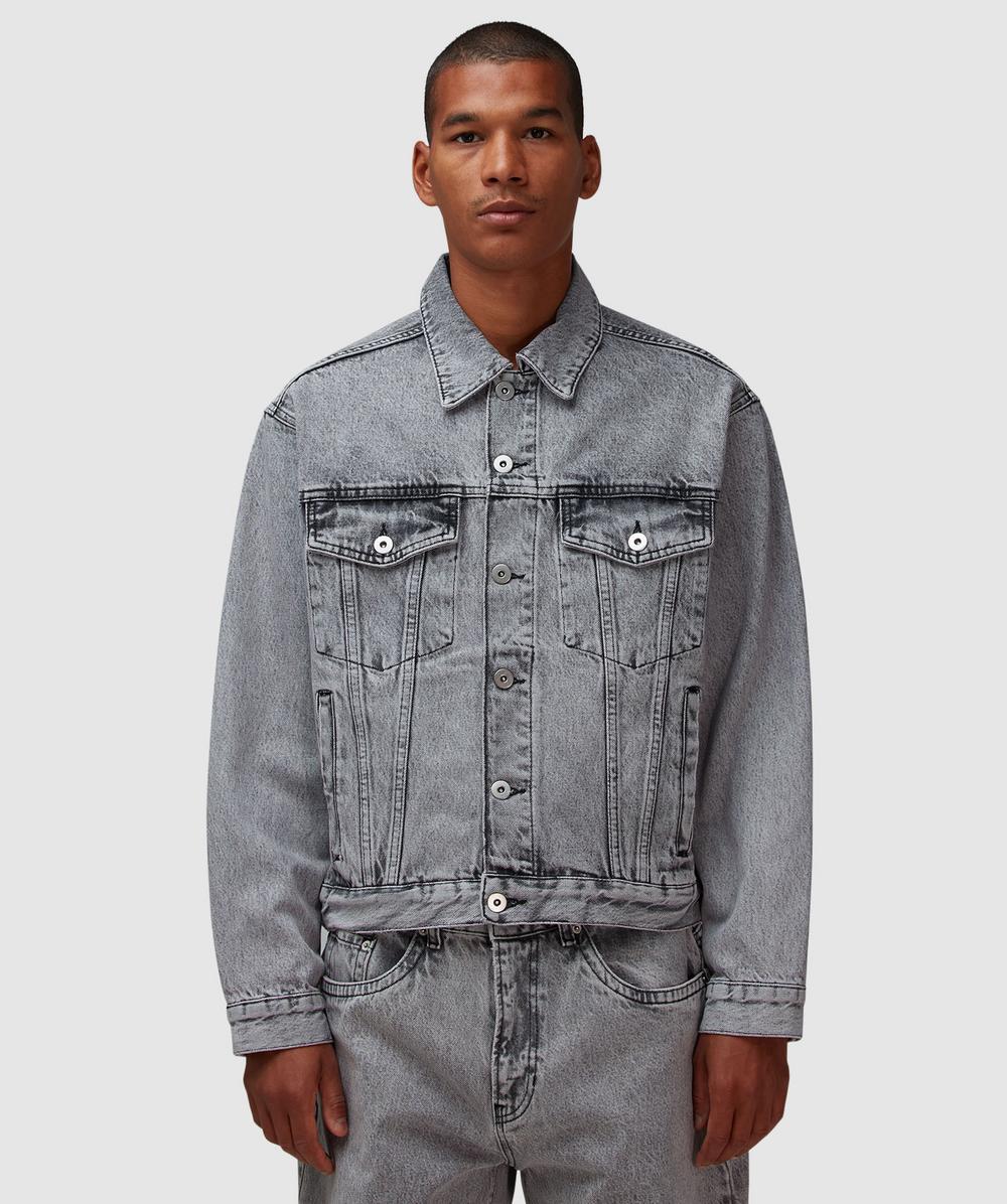 ジャケット・アウター miyuki MKI MIYUKI ZOKU Denim trucker jacket | WASHED BLACK | SEVENSTORE