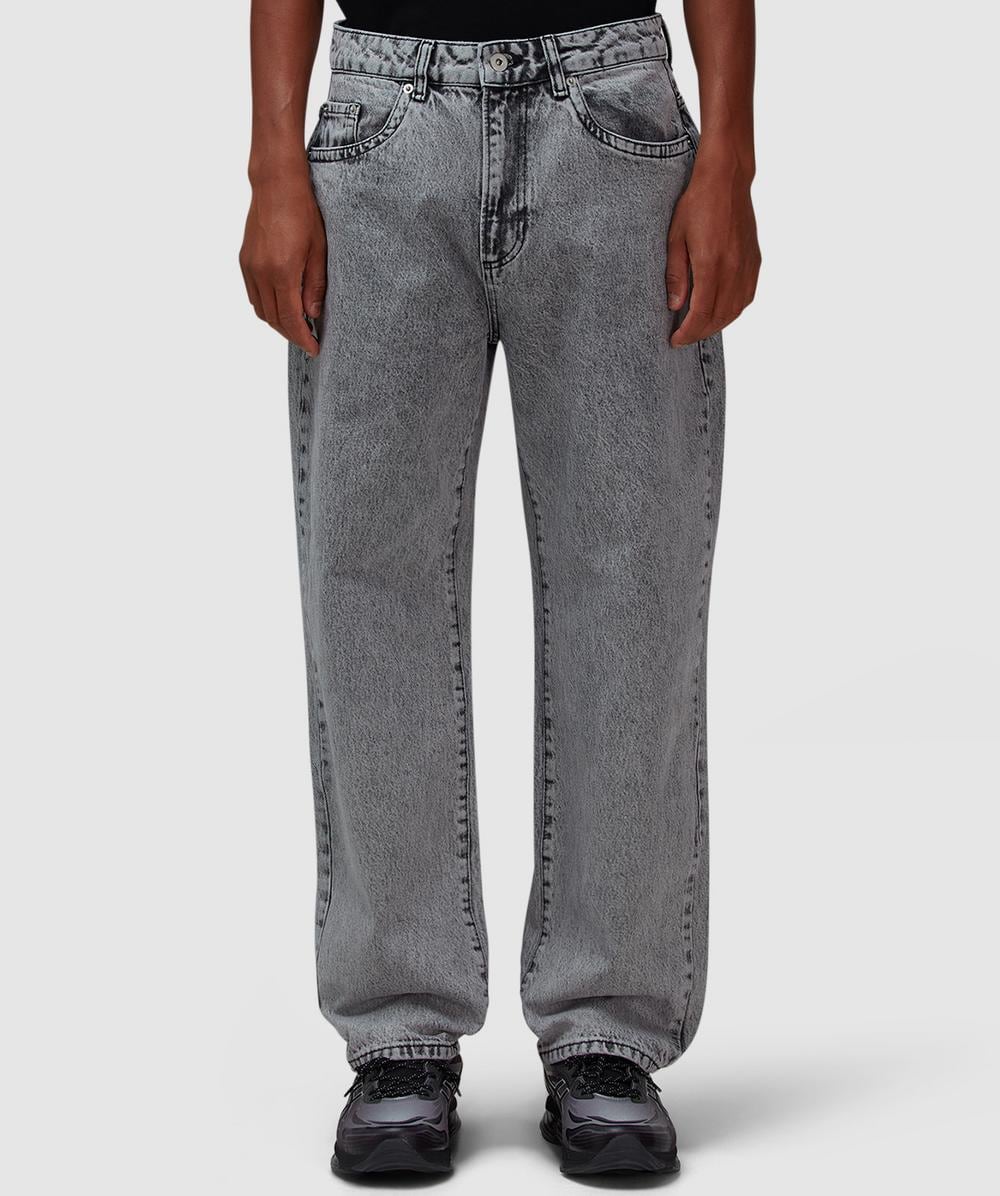 MKI MIYUKI ZOKU Classic Denim Jean (Washed Black - M) - Size M, Male