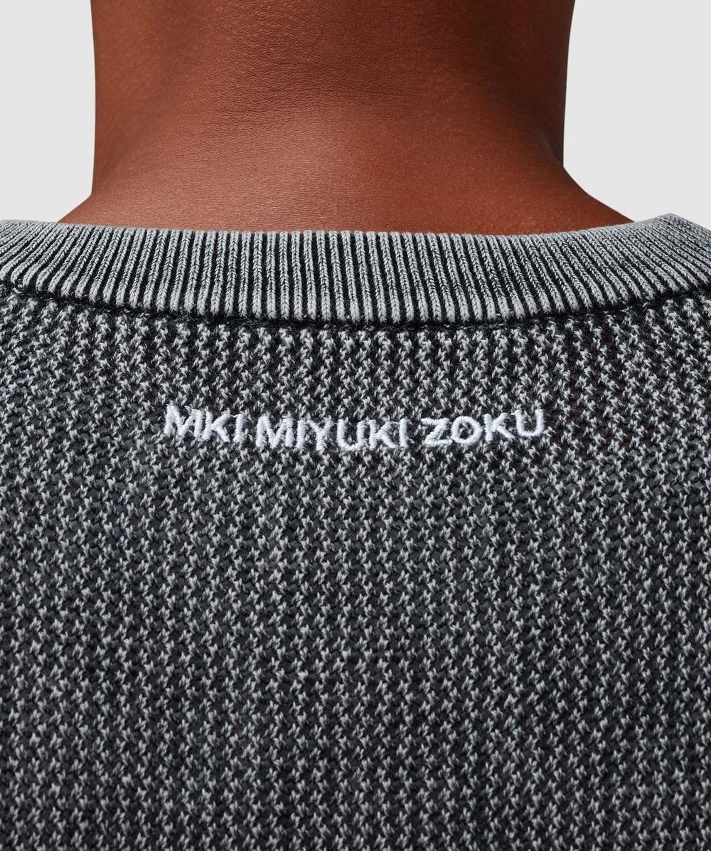 にしき松 MKI MIYUKI ZOKU Loose gauge t-shirt | PIGMENT BLACK | SEVENSTORE