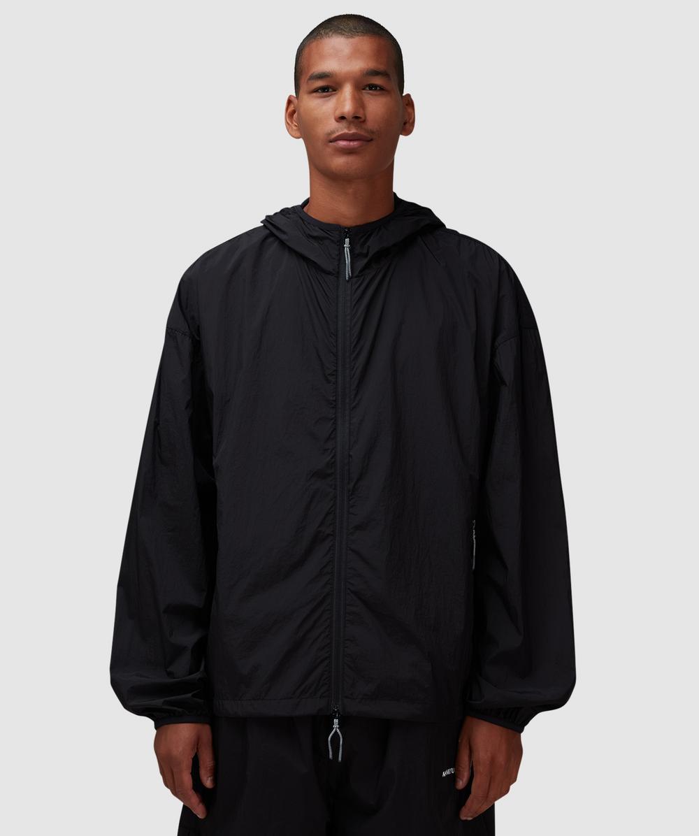MKI MIYUKI ZOKU Active Hooded Jacket (Black - S) - Size S, Male
