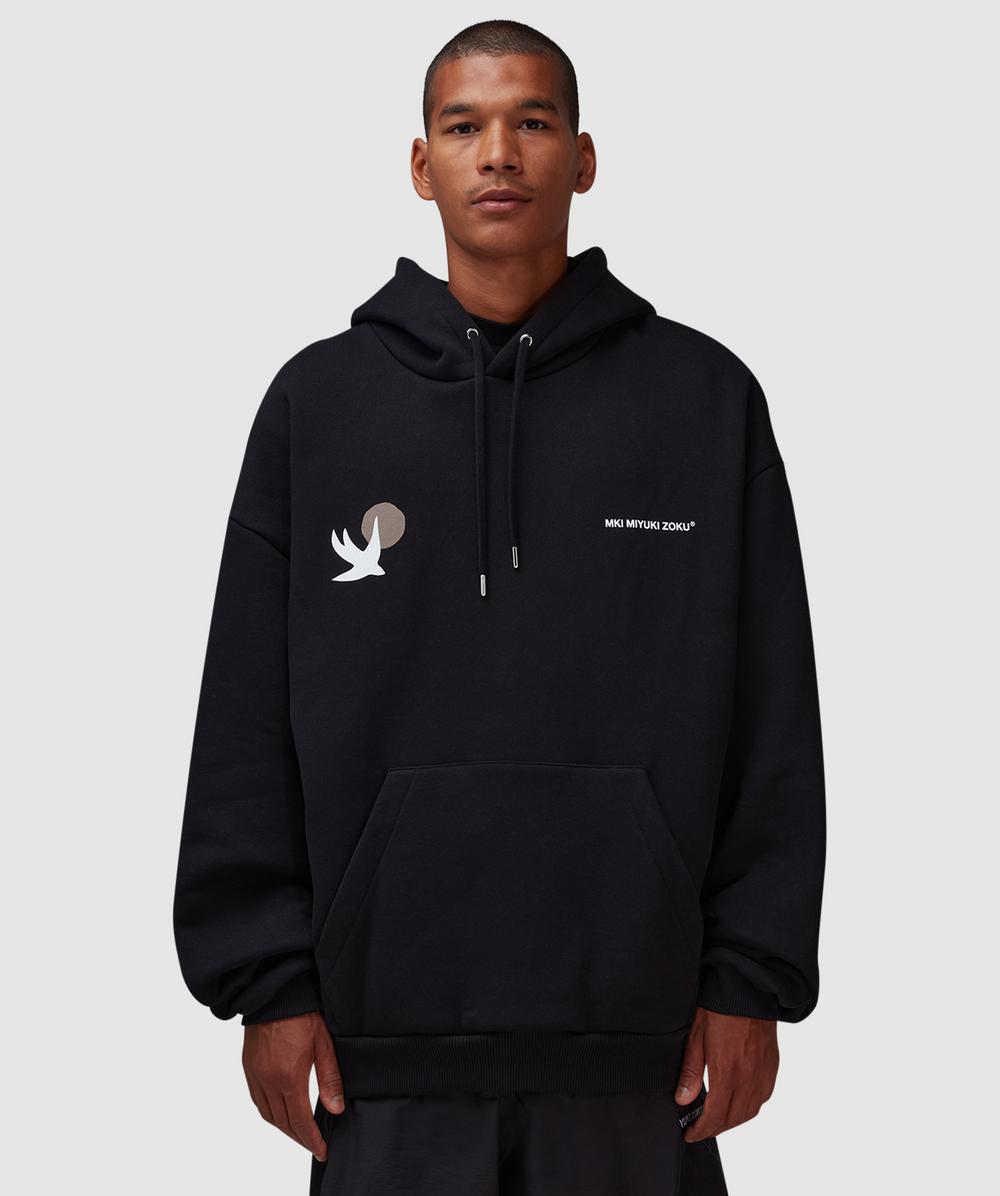 Mki Miyuki Zoku Swallow Hoodie In Black