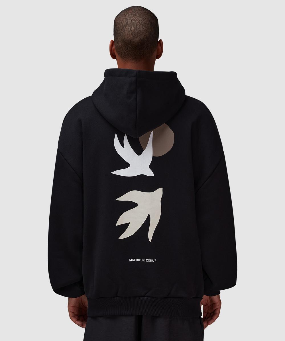 ⭐️ ｍａｋｕ２ ⭐️ Mki Miyuki Zoku Mki Swallow Hooded Cotton-blend Sweatshirt