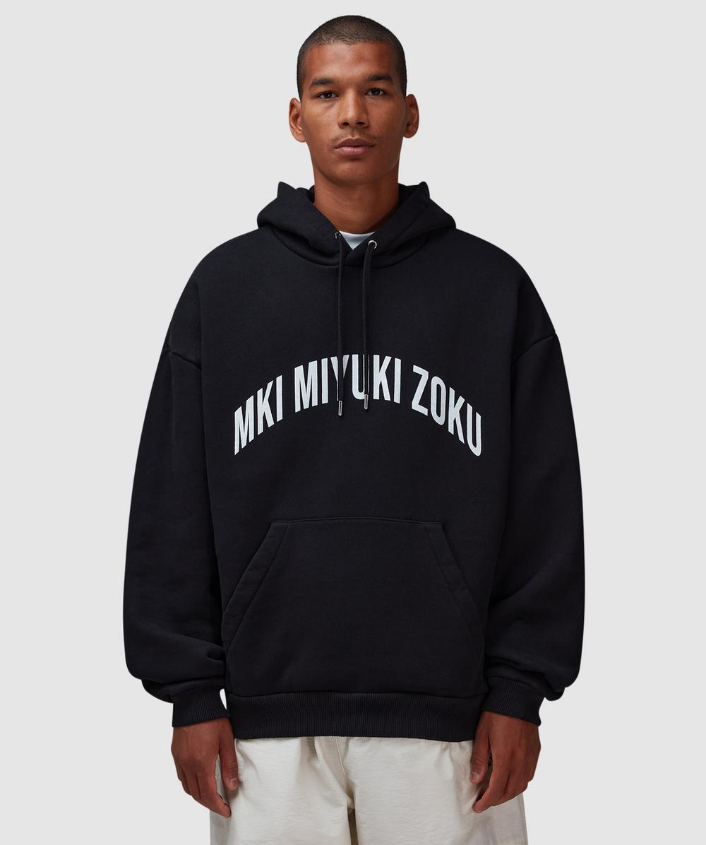 MKI MIYUKI ZOKU Arch Hoodie (Black - S) - Size S, Male