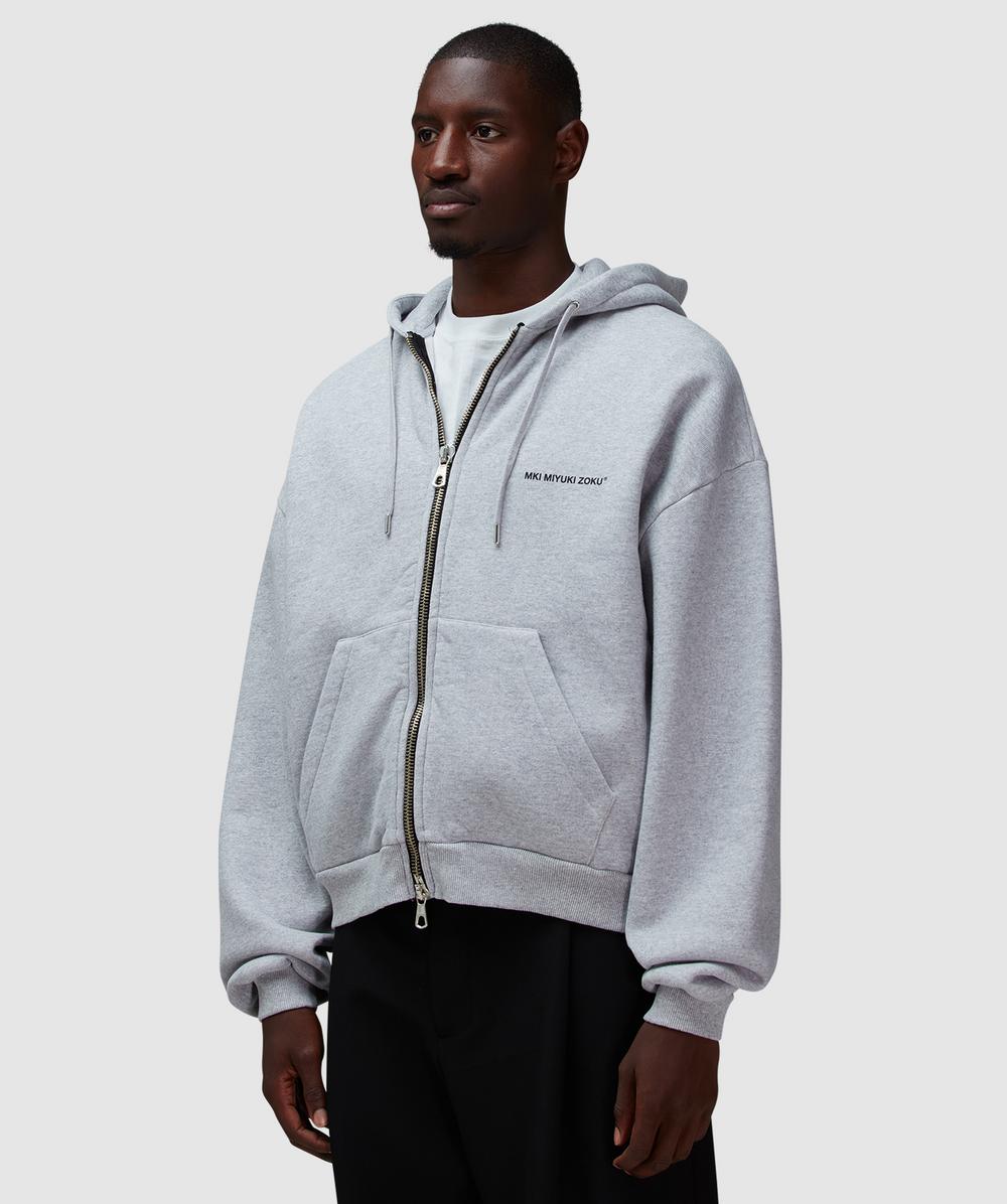 MKI MIYUKI ZOKU Uniform zip hoodie | GREY | SEVENSTORE