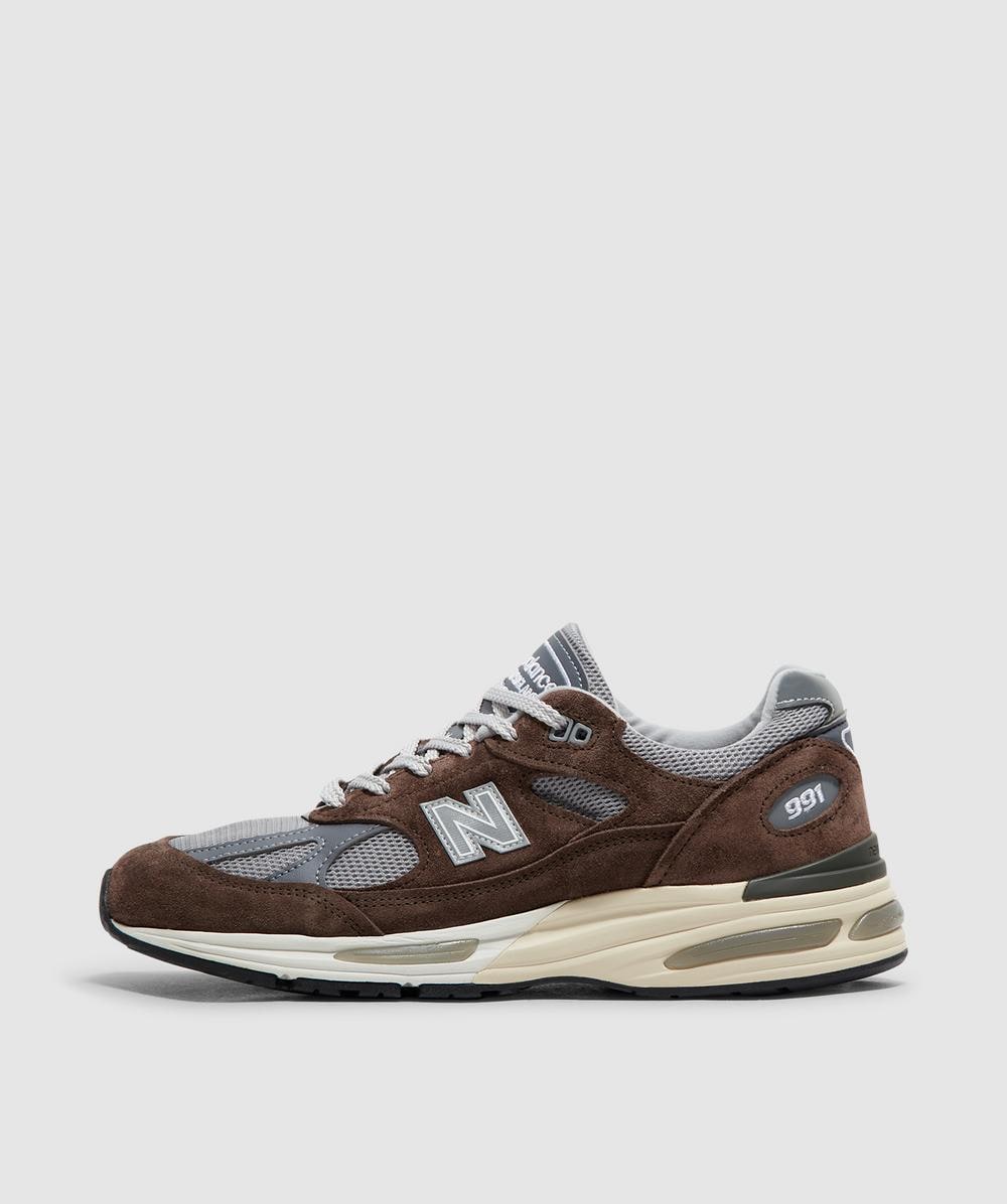 New Balance Miuk 991v2 Sneaker In Brown