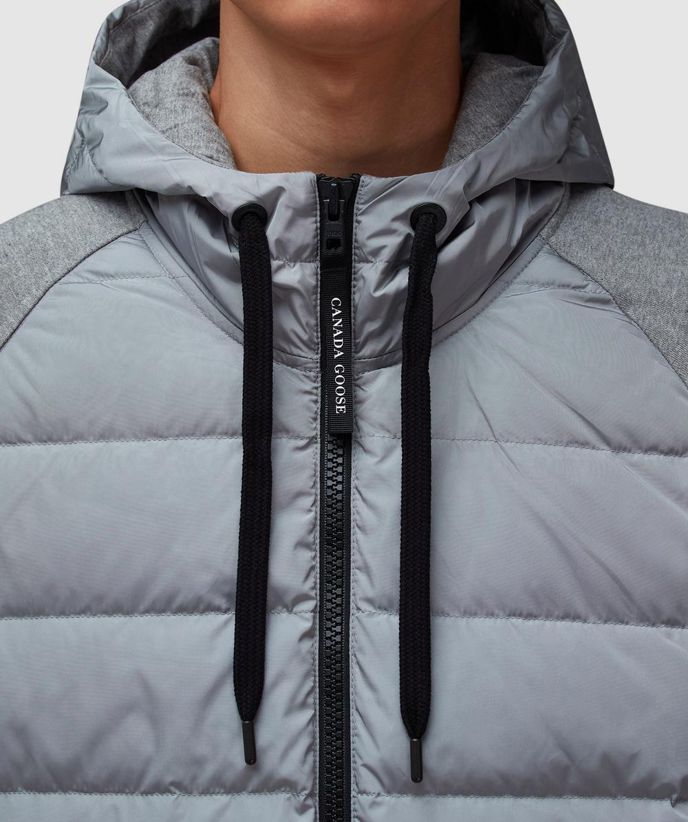 Canada Goose Hybridge huron full zip hooded jacket | STONE HEATHER