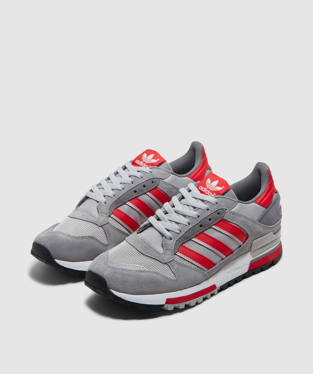 高評価のクリスマスプレゼント GREY | sneaker 600 ZX adidas THREE/BETTER TWO SCARLET/GREY 蛍光灯・電球