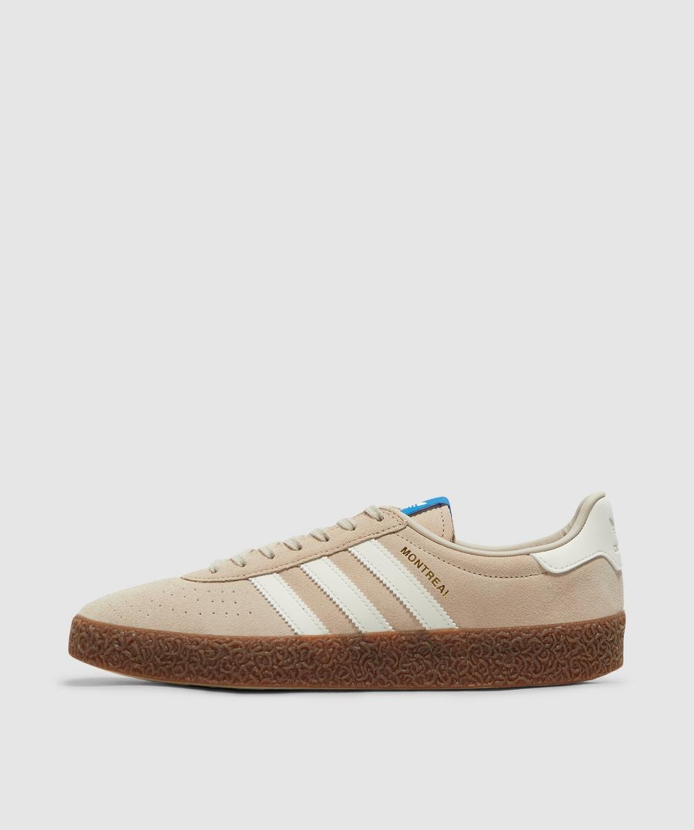 Adidas Women's Beige Montreal Rm Sneaker (Magic /Chalk White/Gum5 - 5) - Size 5