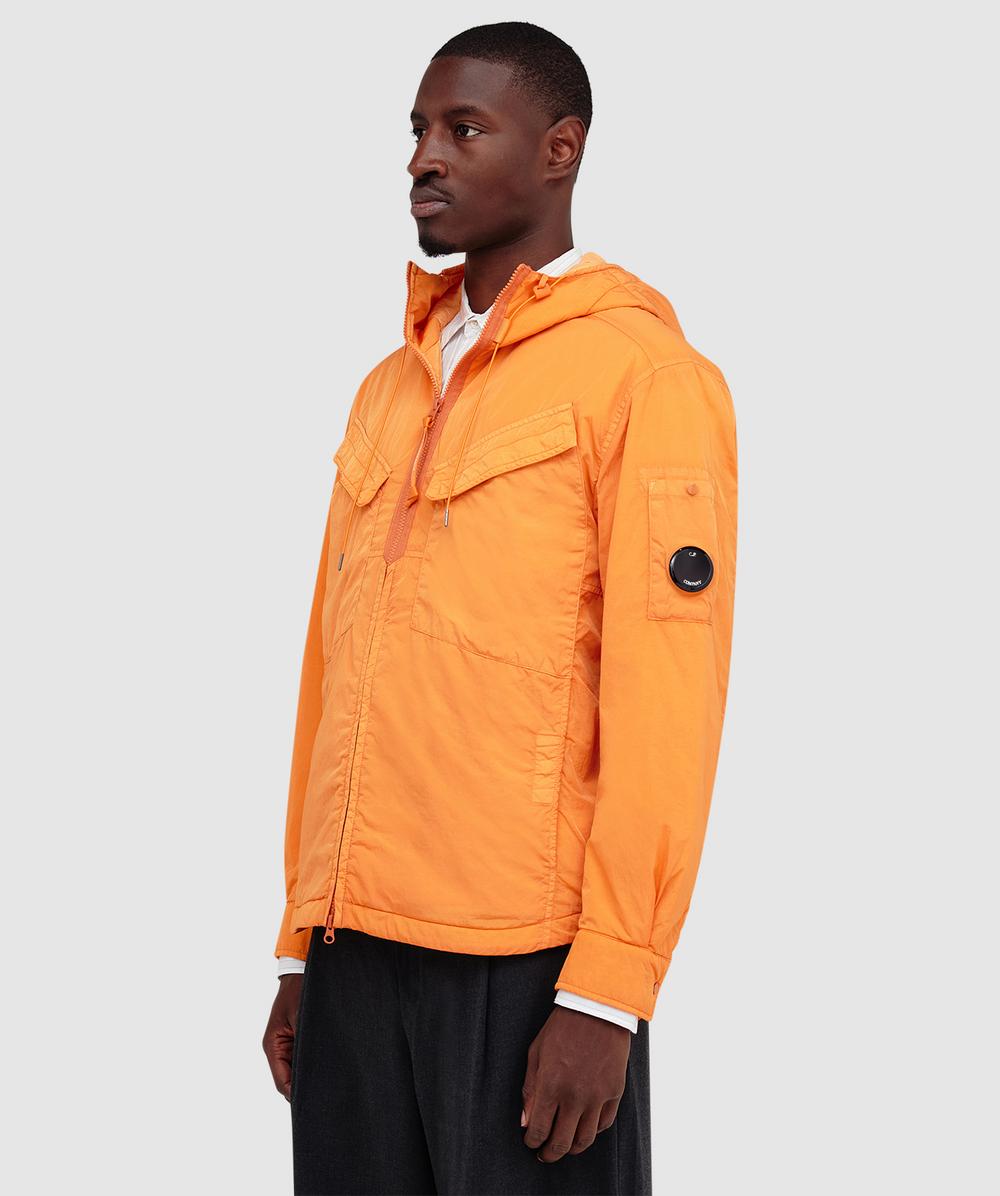 C.P. Company CHROME-R ナイロンジャケット オレンジ C.P. Company Chrome-R lens hooded jacket | RUSSET ORANGE | SEVENSTORE