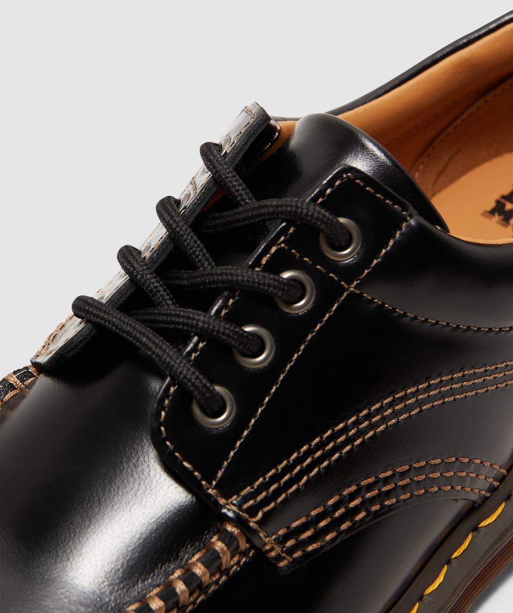 Dr. Martens Lowell 4 eye shoe | BLACK | SEVENSTORE