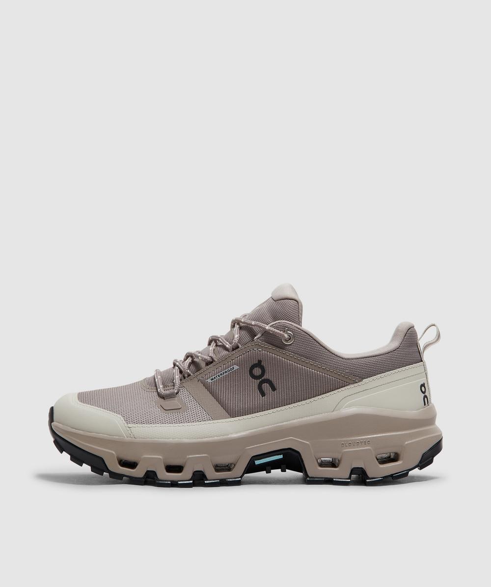 On Cloudrock Low Wp Sneaker In Gray