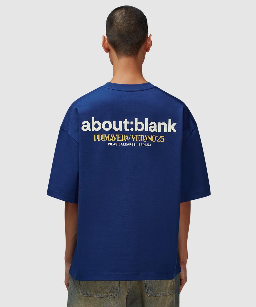 Aboutblank About:blank Tour T-shirt In Blue