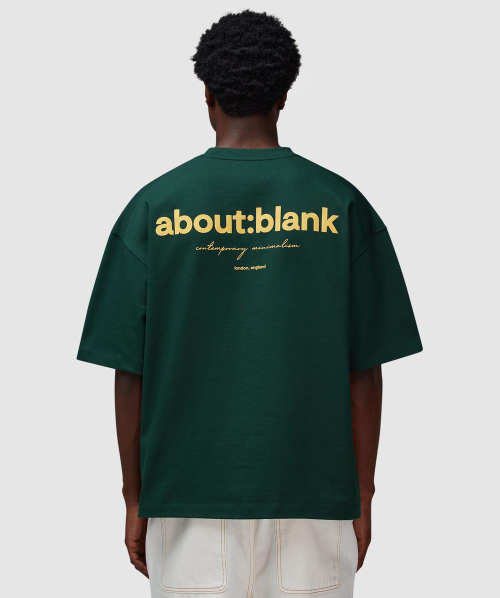 Aboutblank About:blank Box T-shirt In Green