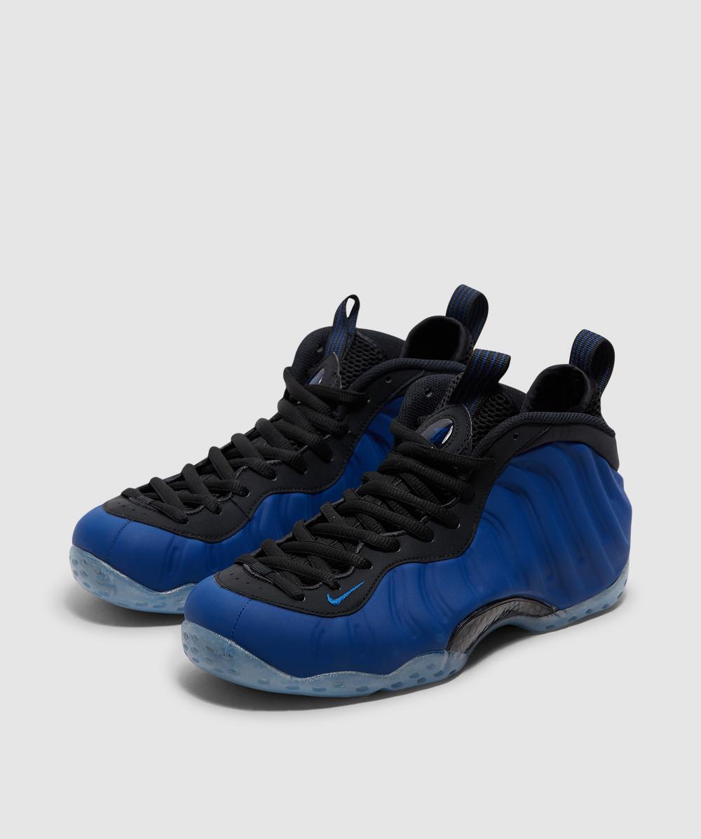 royal blue and black foamposites